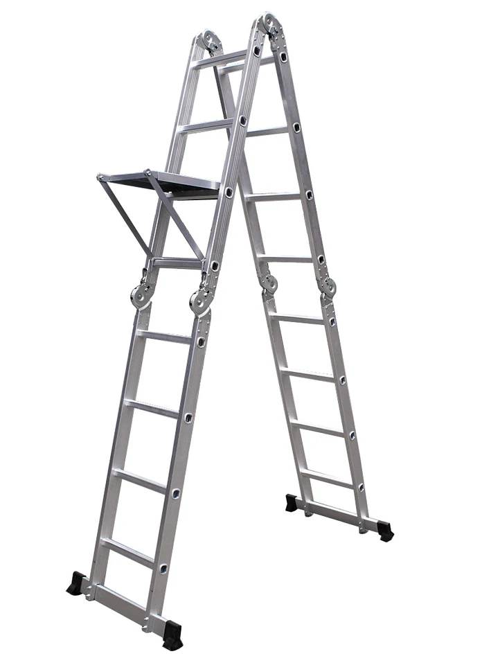Free Shipping Aluminum Ladder Folding Step Ladder Scaffold Extendable Heavy Duty Ladder Step Scaffold Picturesladder Joint Aliexpress