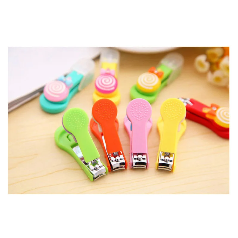 Candy Color Lollipop Kids Nail Clippers Cute Clipper Trimmer Scissors Baby Nail Care Random Color 1 PC Candy Color Lollipop Kids Nail Clippers Cute Clipper Trimmer Scissors Baby Nail Care Random Color 1 PC