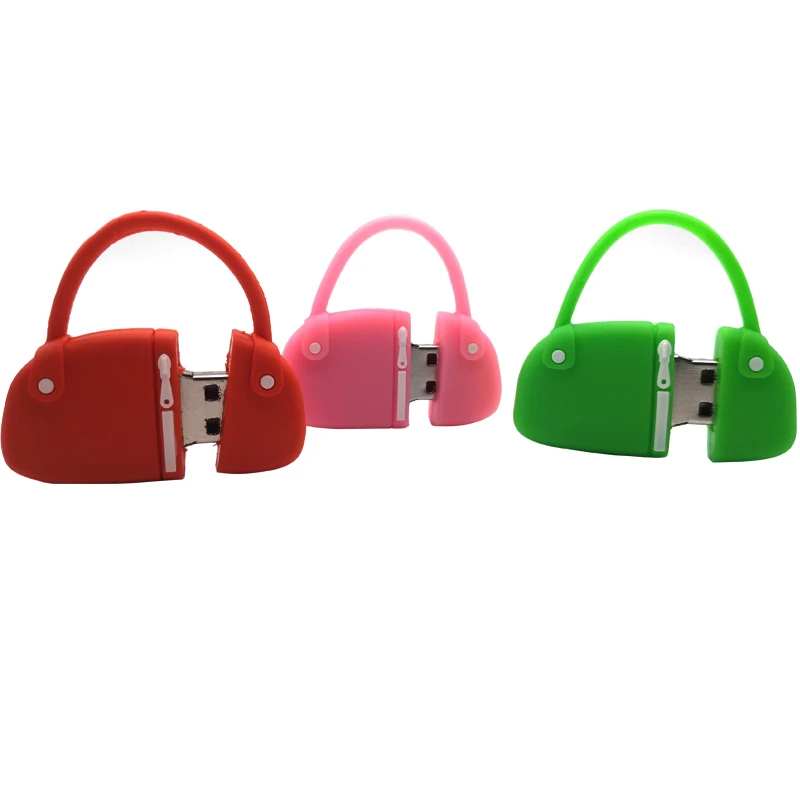 Pendrive cartoon bag usb flash drive 4GB 8GB 16GB 32GB 64GB handbag memory stick U disk real capacity creative gift pen drive