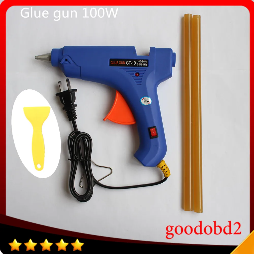

Car Professional Repair Removal Tool 100W Hot melt Glue Gun for PDR Tools Paintless Dent Repair with 2x high quality glue sticks