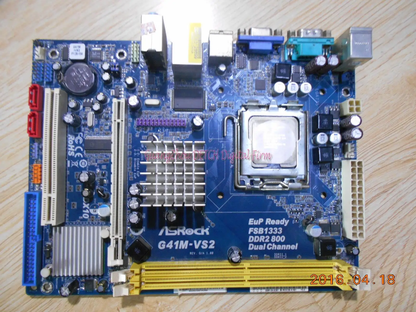 

G41M-VS2 support DDR2 775 -pin integrated small plate G41 Motherboard