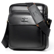 Luxury Brand Business Messenger Bag Men Leather Crossbody Bags For Men Shoulder Bags Male Black Brown Casual Sling Bag For IPAD Luxury Brand Business Messenger Bag Men Leather Crossbody Bags For Men Shoulder Bags Male Black Brown Casual Sling Bag For IPAD