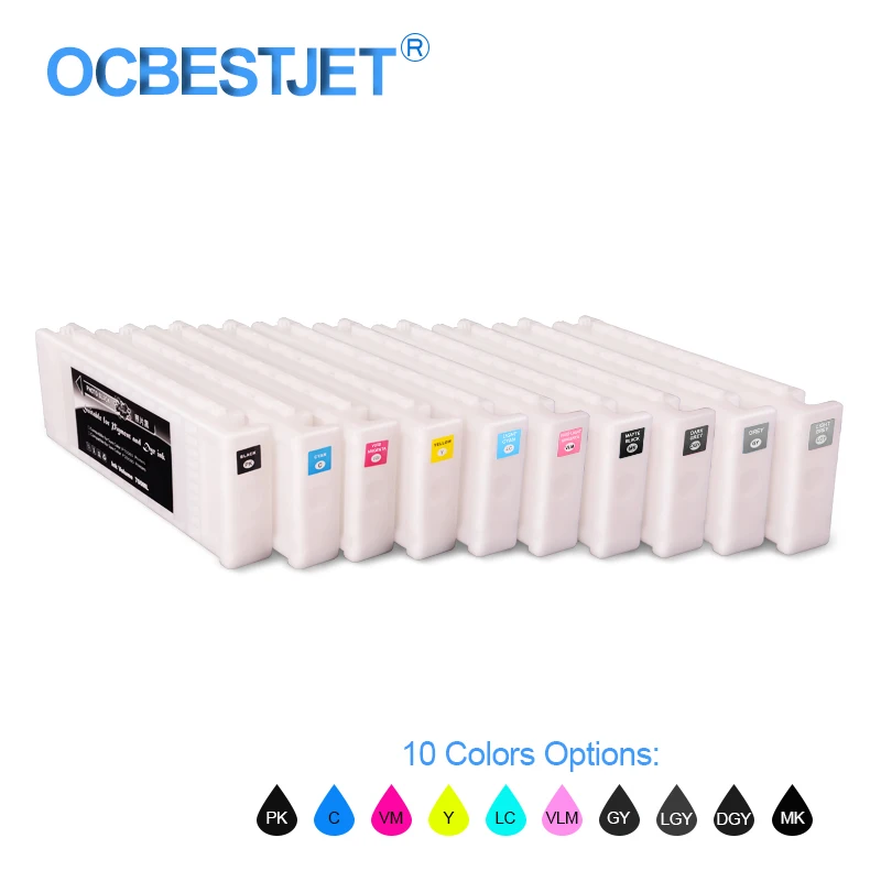 

T8020-T8029 T8021 Compatible Ink Cartridge Filled With Pigment Ink For Epson SureColor P10080 P20080 700ML/PC (10Colors Options)