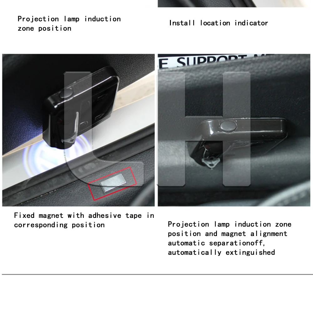 2x автомобиль-Стайлинг лампа для салона автомобиля светильник для Honda беспроводной двери автомобиля Led Добро пожаловать лазерный проектор логотип Призрак Тень светильник