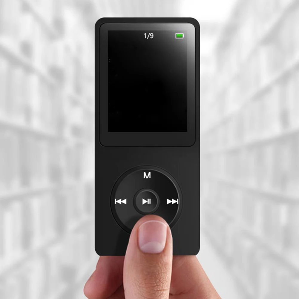 Портативный 1 8 дюймовый экран MP3 музыкальный плеер с дисплеем 4 Гб перезаряжаемая