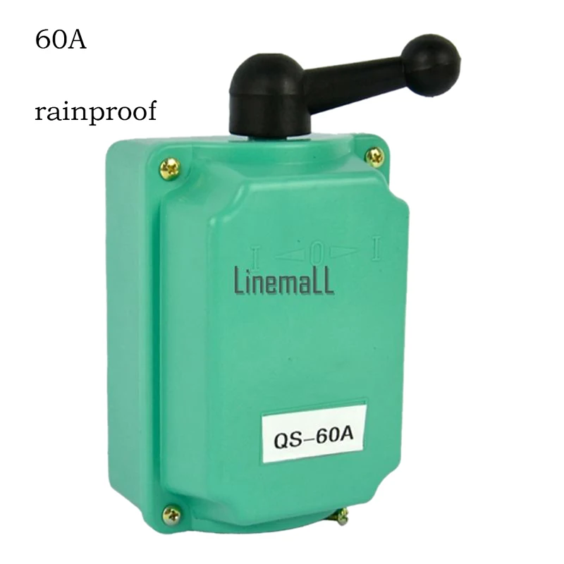 

60 Amp Drum Switch Forward/Off/Reverse Motor Control Rain Proof Reversing 60A