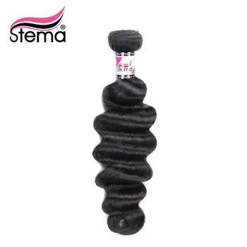 

Stema Brazilian Loose Deep Wave 1/3/4 Bundles 6-28 Inches Natural Color Remy Human Hair Weaving Free Shipping