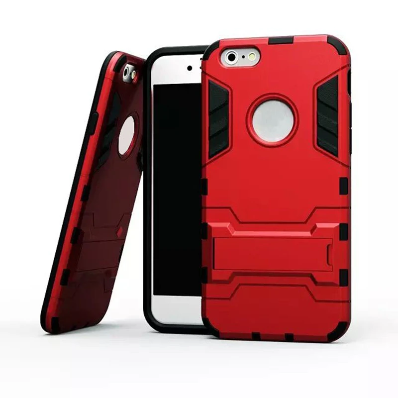For font b iPhone b font 6 Case Shockproof Robot Armor Hybrid Rugged Rubber Cover Slim