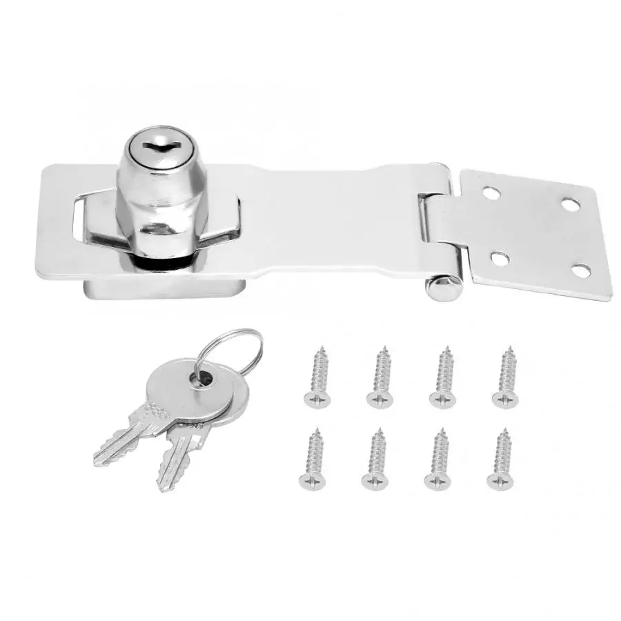 

Lock Timer 5pcs Copper Lock Cylinder 4in Stainless Steel Cupboard Drawer Lock with Key Smart Door Lock