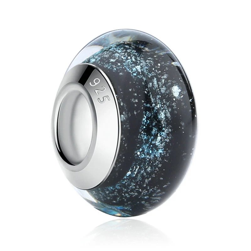 Коллекция 925 пробы серебряные 43 цвета светящиеся стеклянные бусины Maruno модные подвески подходят к оригинальному браслету Pandora ювелирные изделия - Цвет: PA6369