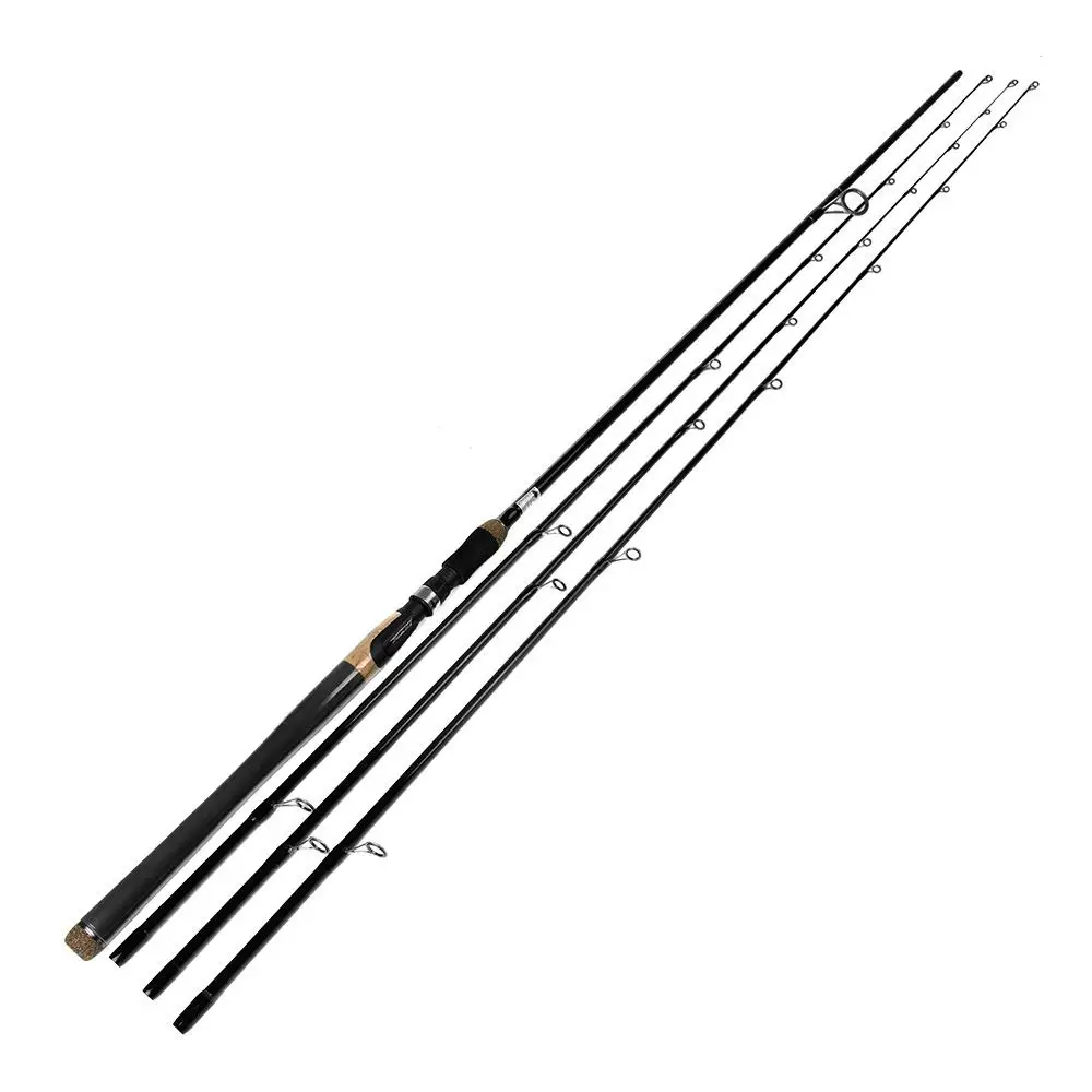 

2-Section Fishing Rod Fishing Pole Carbon Fiber Spinning Rod Travel Medium Light Spinning Rods Freshwater Saltwater Travel Fishi