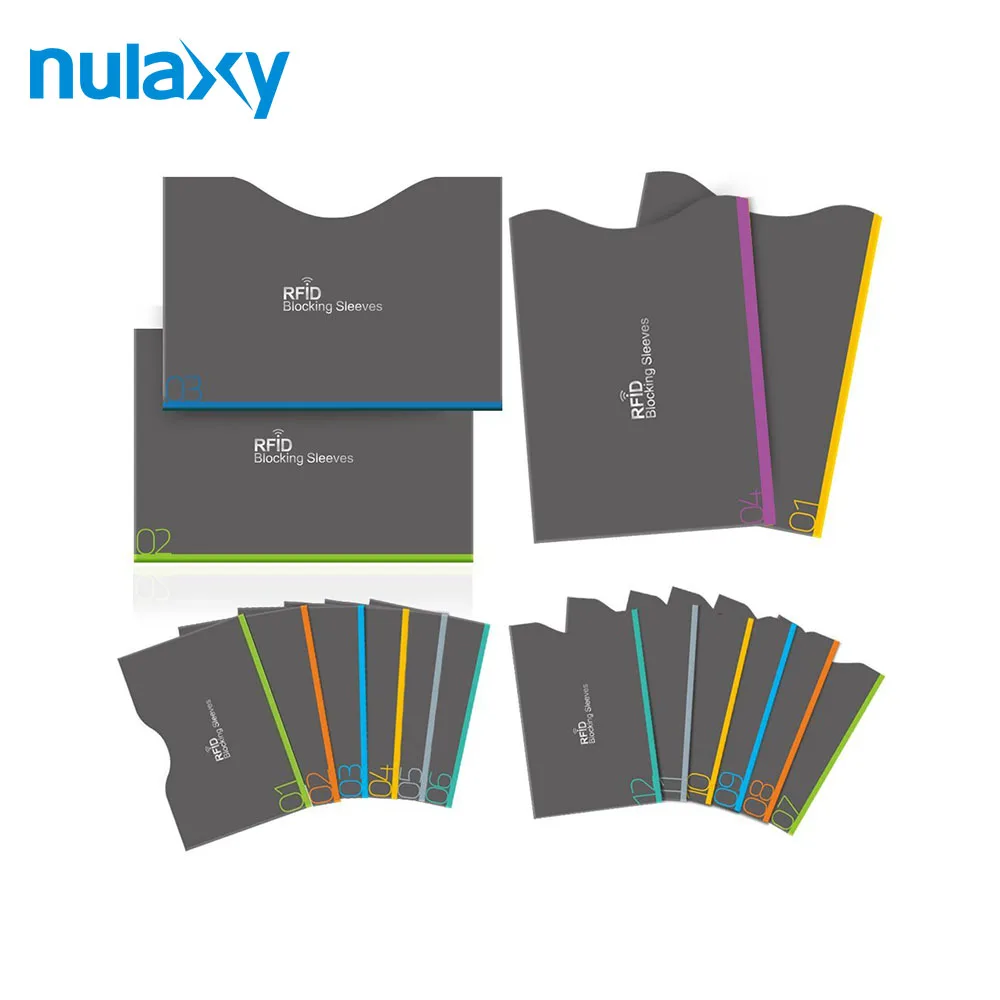 nulaxy 16 pieces set rfid blocking sleeves anti theft rfid nulaxy 16 pieces set rfid blocking sleeves anti theft rfid