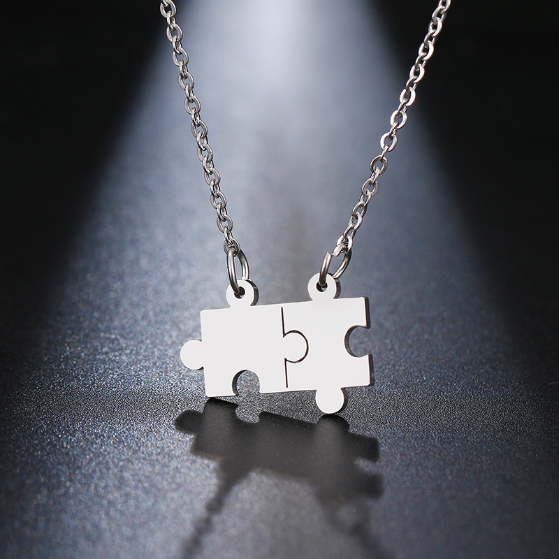 Puzzle Pendant Necklace