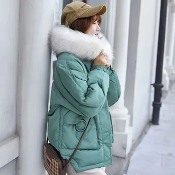 

2019 New Short Winter Jacket Women Thicken Warm Outerwear Parkas Female Winter Loose Cotton Padded Hooded Jacket Coat winter