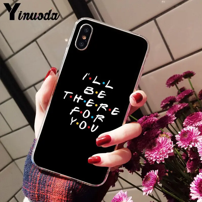 Yinuoda الوسطى بيرك القهوة الأصدقاء تلفزيوني لينة سيليكون TPU الهاتف غطاء ل أبل فون 8 7 6 6 S زائد X XS ماكس 5 5 S SE XR
