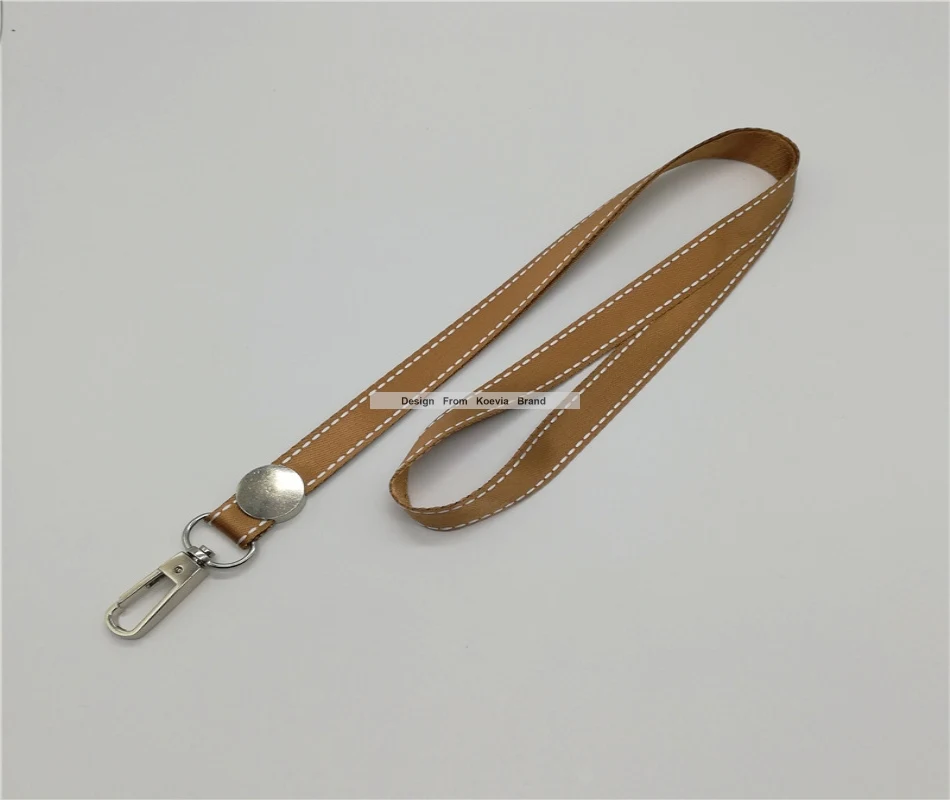 

2PCS Mix Color Red Green Brown Black Navy Blue 15MM width Lanyard polyester lanyard flat Metal Clasp neck lanyard