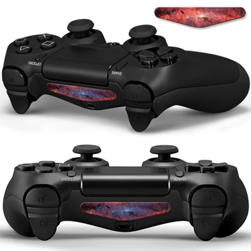 2 шт. для Dualshock 4 PS4 Pro тонкий контрольный Лер светодиодный светильник наклейка для бара наклейка крышка для playstation 4 контрольная игра скины - Цвет: 12