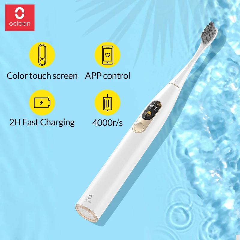 

Xiaomi Oclean X Sonic Electric Toothbrush Adult Waterproof Ultrasonic automatic Fast Charging Tooth Brush Fast Charging