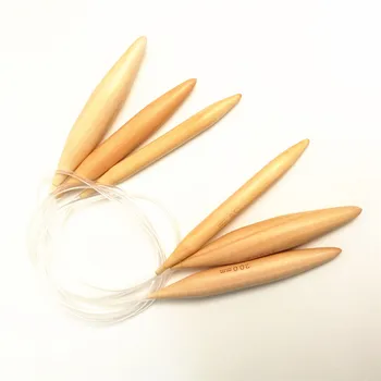 

Circular Nature solid wood sweater knitting needles stitch Crochet ring Iceland bamboo needle diameter 25mm, 20mm, 15mm