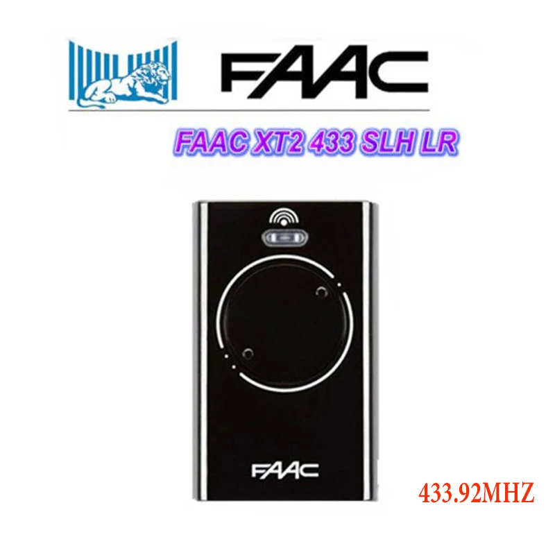 

1pcs FOR FAAC XT2 433MHZ SLH LR Gate Door Remote Control good