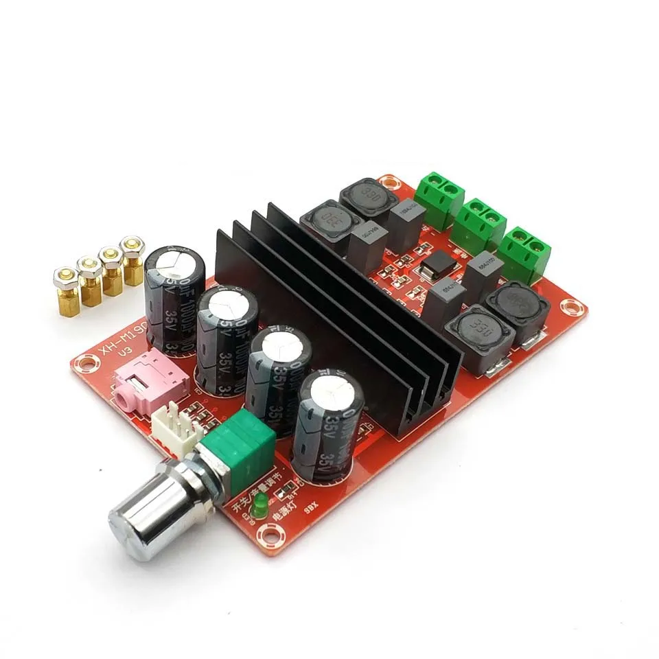 Цифровая аудиоплата TDA3116D2 Power Audio Amp 2 0 класс D XH M190 2*100W|Запасные части| |