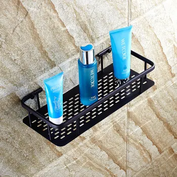 

Dark bronze surface of rectangular plate basket rack toilet K0017