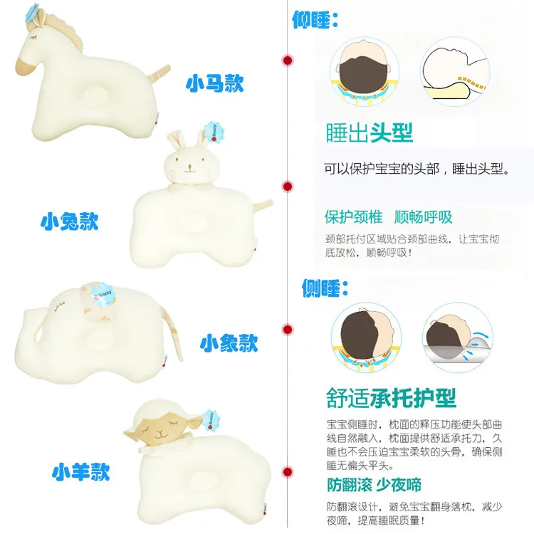 Подушка для младенца Подушка для защиты головы дети мультфильм Животные стильная Подушка Младенческая Подушка для кормления детское