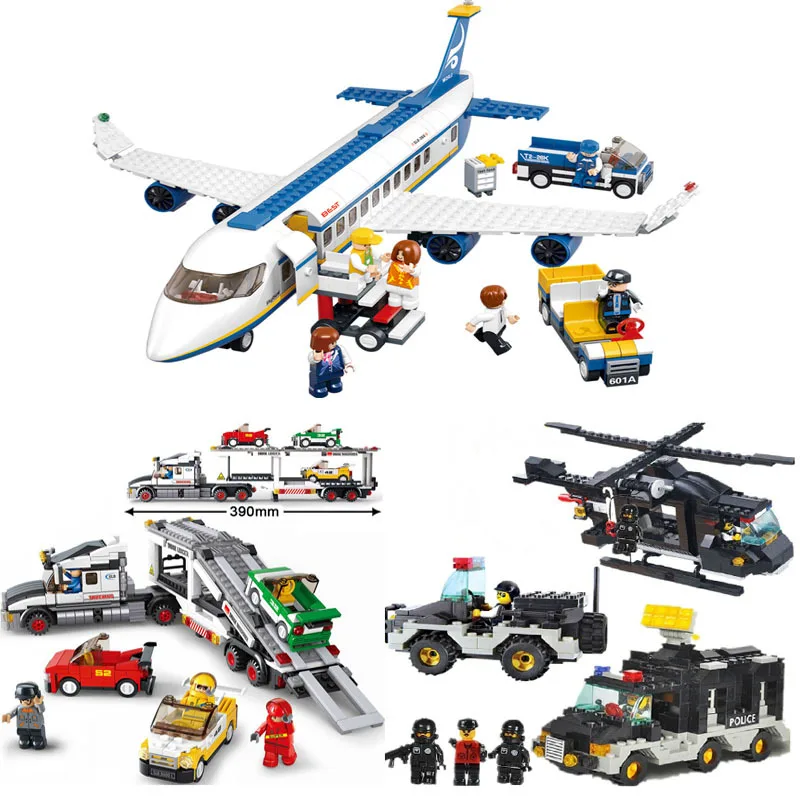 Educational DIY Toys for children baby toy Building Blocks toys airbus self-locking bricks Compatible with Lego baby-building-blocks