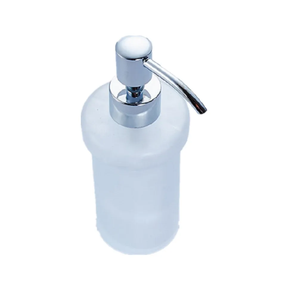 AUSWIND современный диспенсер для мыла из золота или серебра, бутылка для полировки, керамическая чашка, аксессуары для ванной комнаты - Цвет: silver color