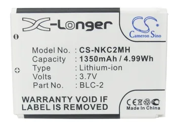 

Cameron Sino High Quality 1350mAh Battery BLC-2 for Nokia 1220, 1221, 1260, 1261, 2260, 3310, 3315, 3330, For OBI Wolverine S501