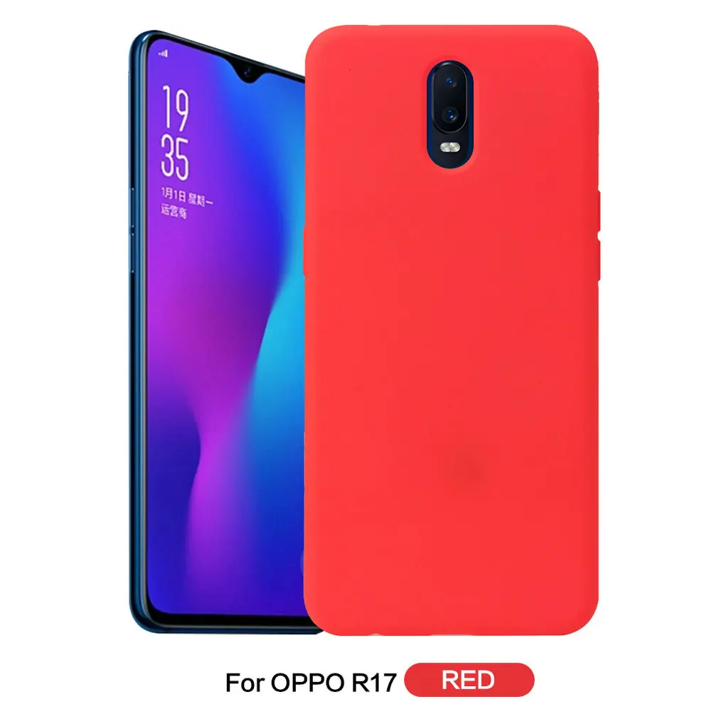 Для OPPO R17 R17Pro R15 R15X R15Pro R11S R9 Чехол Премиум Тонкий ТПУ твердый мягкий чехол для