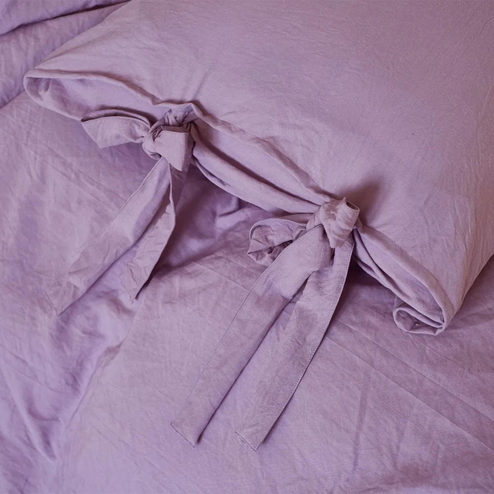 Домашний текстиль галстук Декор одеяло пододеяльник сплошной микрофибра ткань постельное белье наволочка постельное белье Комплекты постельного белья King