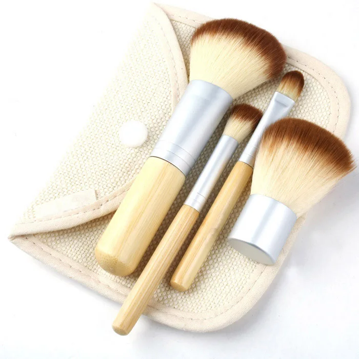 

5set Bamboo Elaborate Blending Eyeshadow Concealer Professional Cosmetics Makeup Brushes Set Brand Make Up Brushes