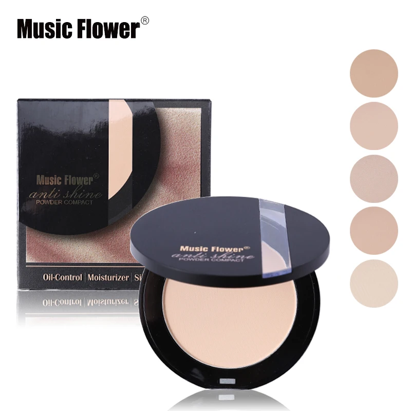 

Music Flower Brand Mineral Matte Pressed Setting Powder Face Contour Makeup Palette 24H Oil-control Compact Skinfinish Powder