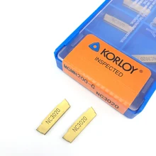 

20PCS MGMN200 G NC3020 Turning Tools carbide inserts MGMN 200 lathe cutter CNC Parting and grooving part of