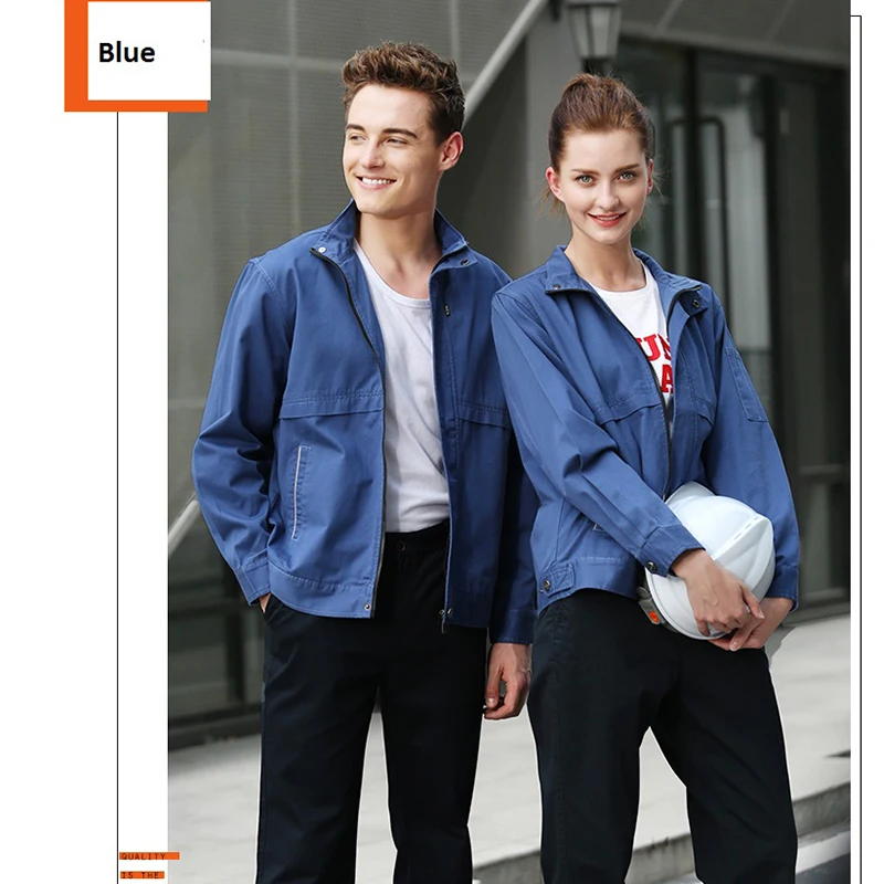 

Maintenance Service Garage Men Women Repairman Zipper Mechanic Working Overalls Plus Size Long Sleeve Workshop Uniforms,C8
