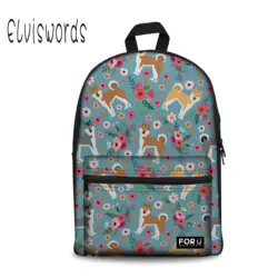 Akita Цветочные Детские школьные рюкзаки для девочек подростковые; школьные рюкзаки; Повседневный парусиновый детский школьный рюкзак Mochila