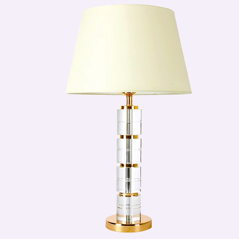الحديثة الحد الأدنى الكريستال الجدول مصباح الأمريكية الراقية نموذج فيلا غرفة المعيشة غرفة نوم دراسة فندق النادي اللوبي E27
