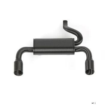 

1Set Dual Tail Exhaust Pipe Simulation Tail Throat Exhausting Tube for SCX10 90027 90046 Crawler RC Cars Modification Parts