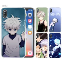 Чехол BinYeae Hunter X Hunter killua, прозрачный жесткий PCPlastic чехол для iPhone XS Max XR 7 8 6 6s Plus X 5 5S SE 5C 4 4S, чехол Fundas