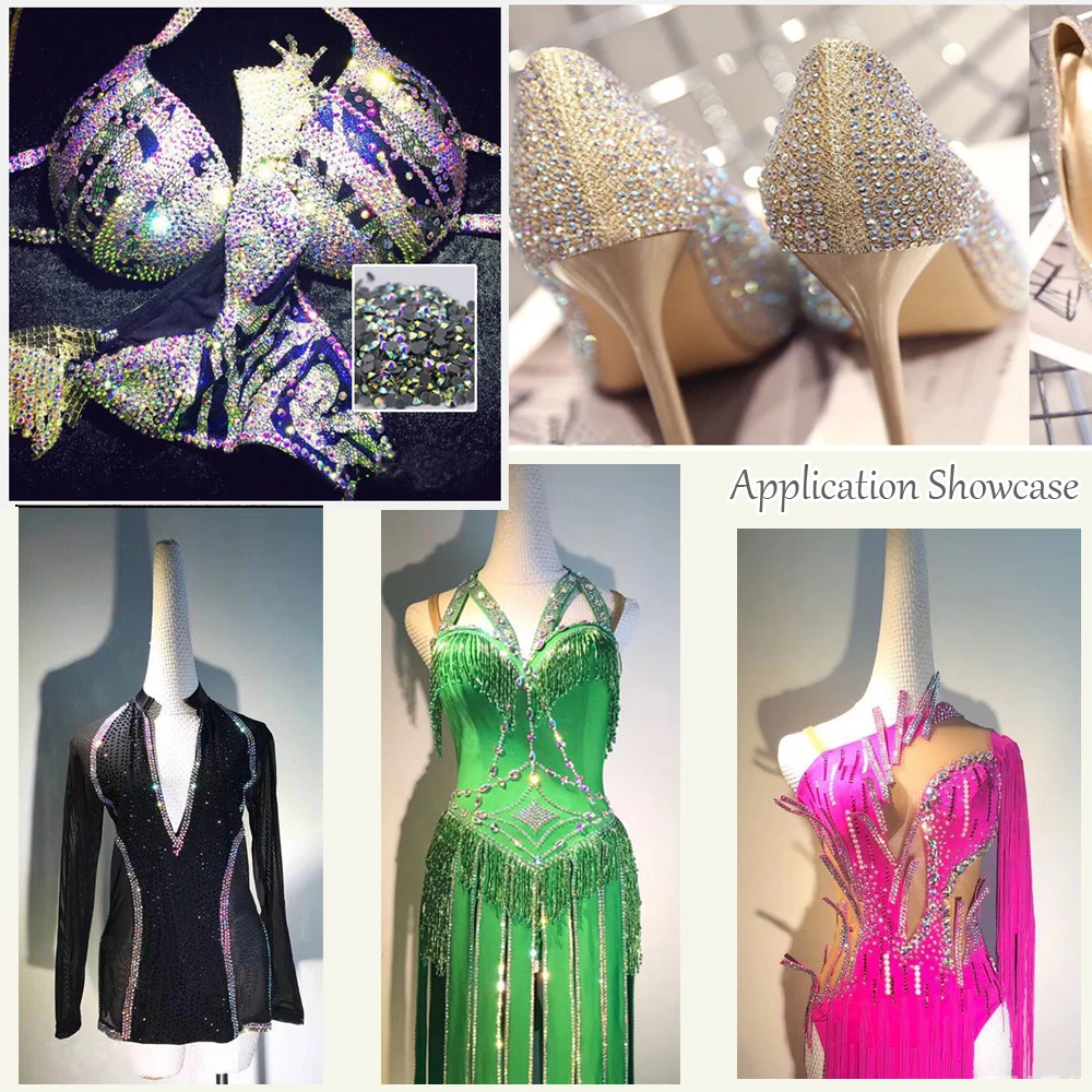 2500 шт./лот SS6 SS10 SS16 SS20 SS30 смешивания Размеры кристаллы и камни исправление клей для