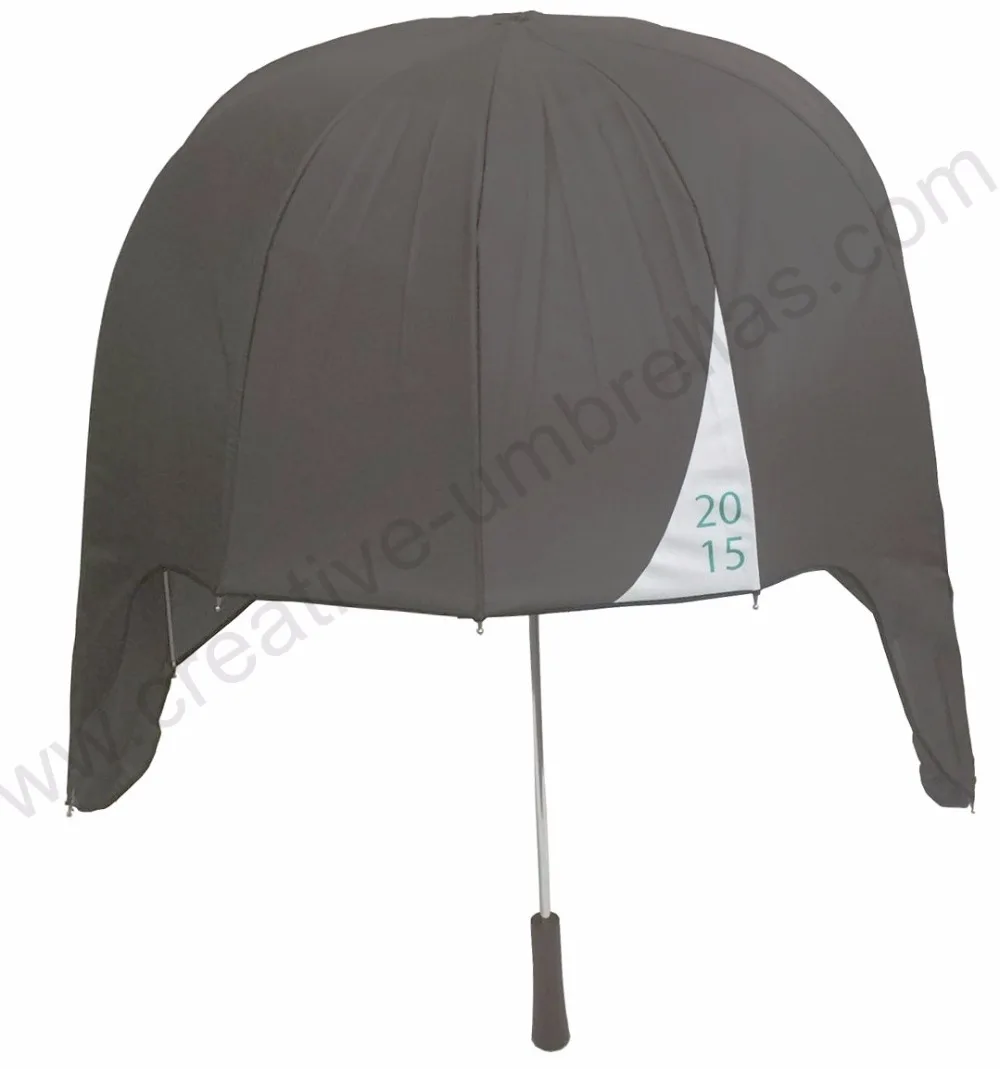 

Customized mass cargo Oem Ex-factory hand open anti-thunder windproof fiberglass wooden Helmet Mushroom Golf promotion umbrellas