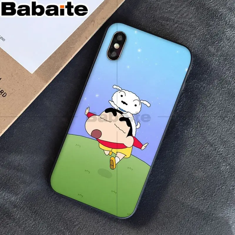 Babaite تلوين شين تشان DIY الفاخرة الراقية حامي جراب هاتف ل أبل فون 8 7 6 6 ثانية زائد X XS ماكس 5 5 ثانية SE XR الهواتف المحمولة Babaite تلوين شين تشان DIY الفاخرة الراقية حامي جراب هاتف ل أبل فون 8 7 6 6 ثانية زائد X XS ماكس 5 5 ثانية SE XR الهواتف المحمولة