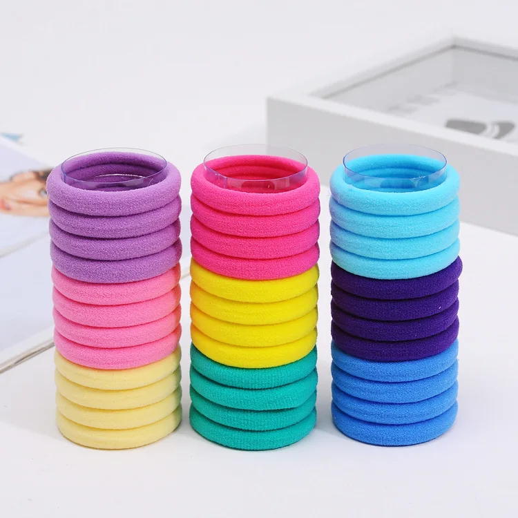 36Pcs Hairdressing Tools Black Rubber Band Hair Ties/Rings/Ropes