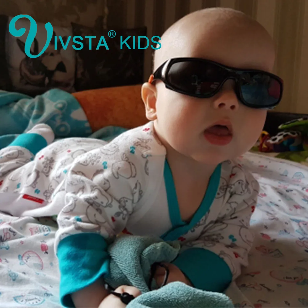 IVSTA детские солнцезащитные очки для мальчиков и девочек силиконовый ремешок