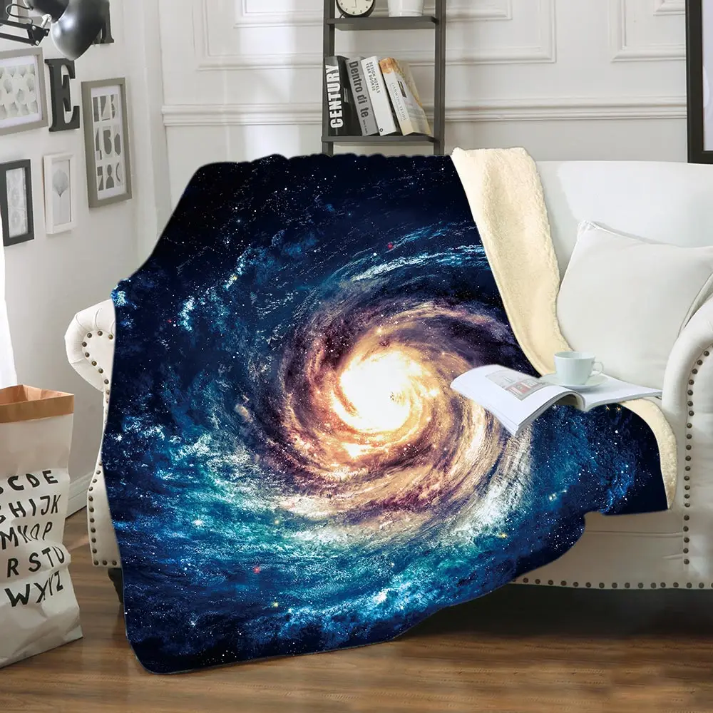 

CONRRIS 2019 Fashion woman girl Sherpa wool blanket sofa quilt late night snowy print velvet plush blanket yoga mat