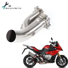Подходит для BMW S1000XR из нержавеющей стали 304 выхлопные детали аксессуары для мотоциклов подключение мотоцикла глушитель аксессуар