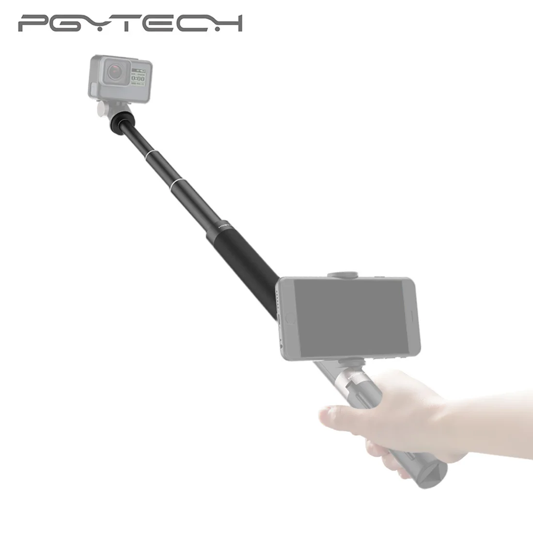 PGYTECH рукоятка карданный держатель для камеры удлинитель расширяемая подставка для камеры с 1/4 винтом для DJI OSMO ACTION/Osmo Pocket/GOPRO