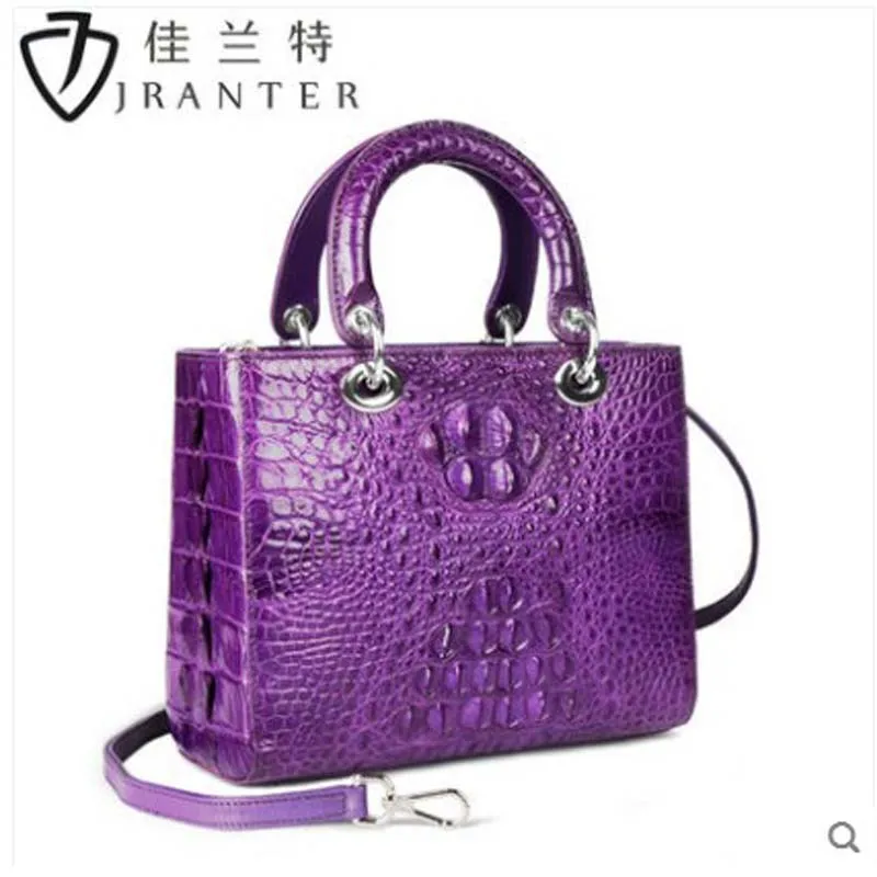 

jialante New crocodile skin Ladies bag Thai leather hand cross body bag European and American style women bag