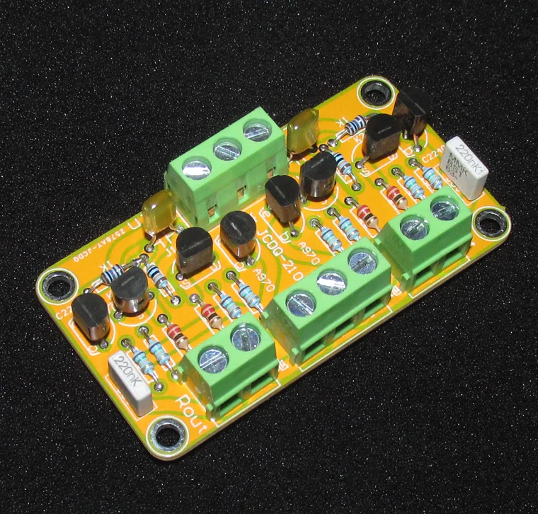 JFET вход Cascoded буферная плата предварительного усилителя OP AMP использование Toshiba